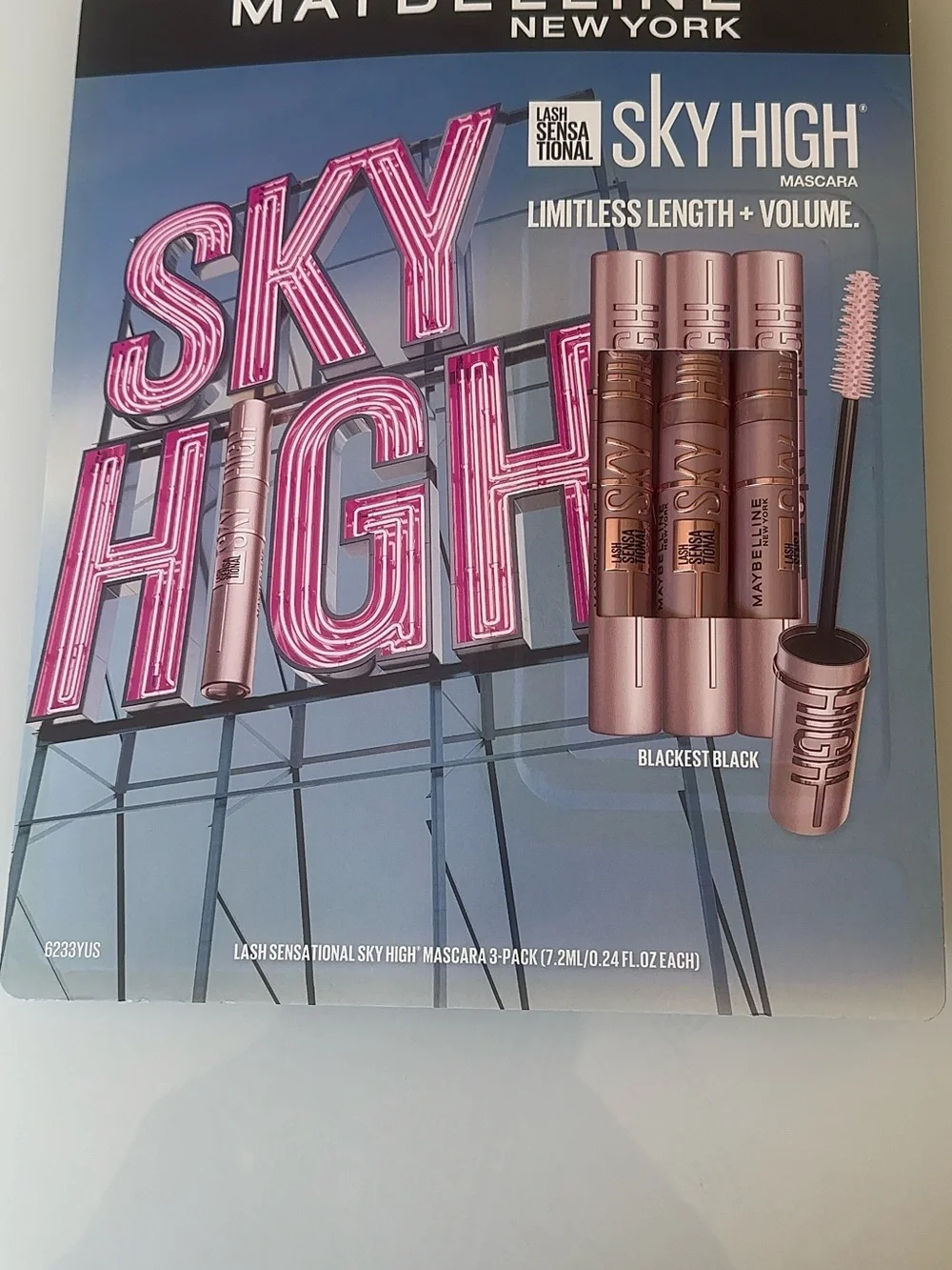 Maybelline Sky High Mascara Trio in Rose Pink and Black